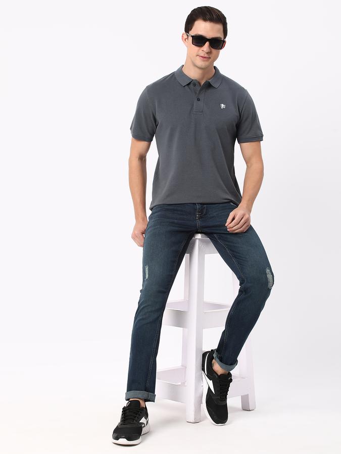 R&B Men's Solid Polo image number 1