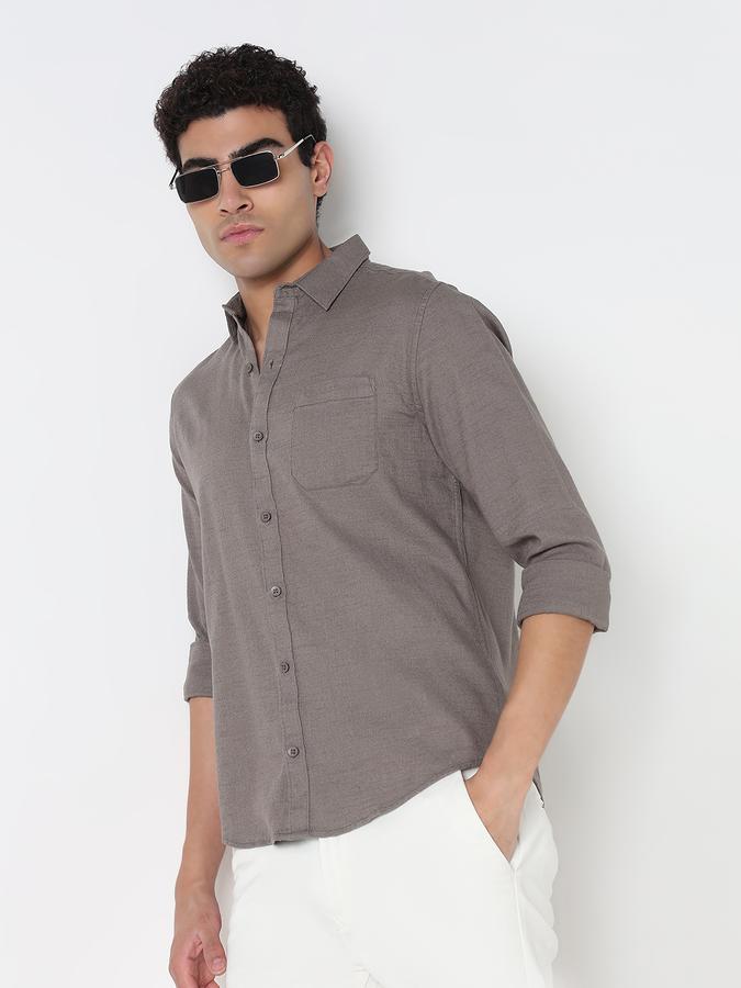 Men Solid Casual Shirt 