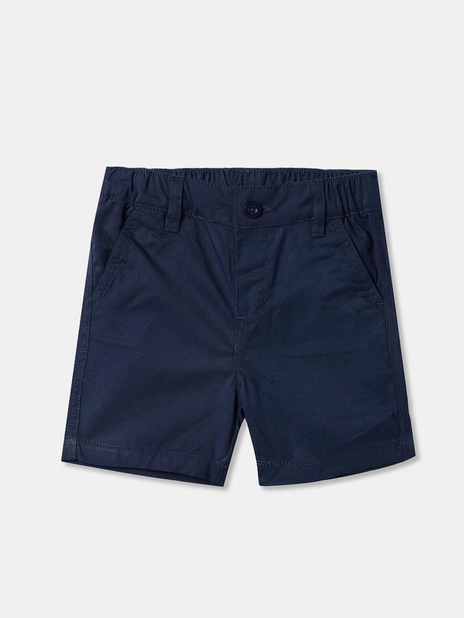 Boys Geometric Short Sleeve Shirt with Shorts Fashion Set