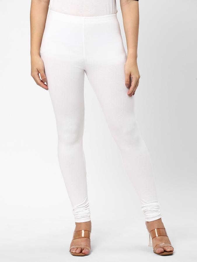 R&B Women Ethnic Wear White Leggings