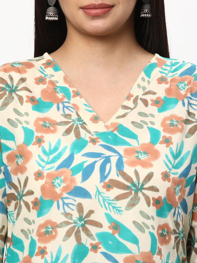 Women Micro Print Kurta image number 3