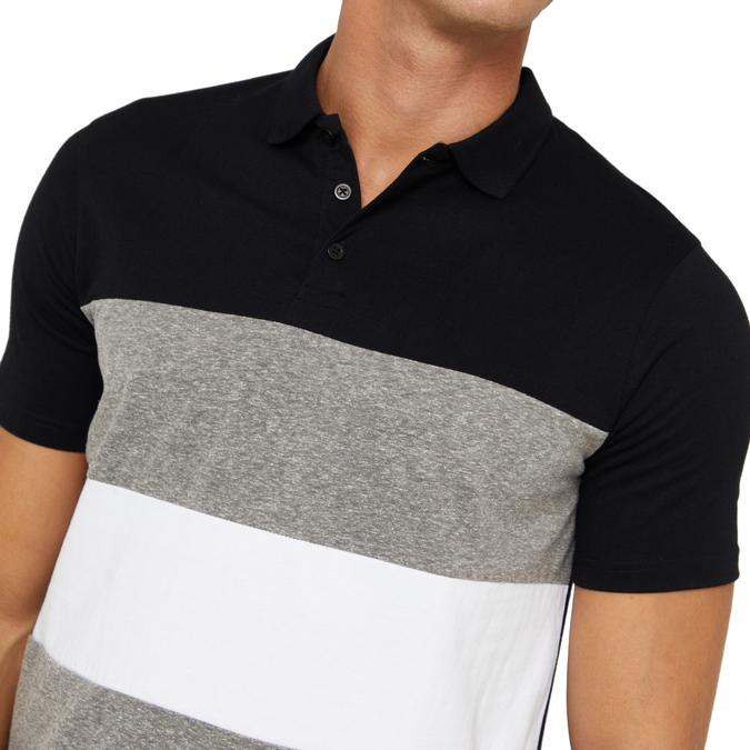R&B Polo Neck Black T-Shirt image number 2