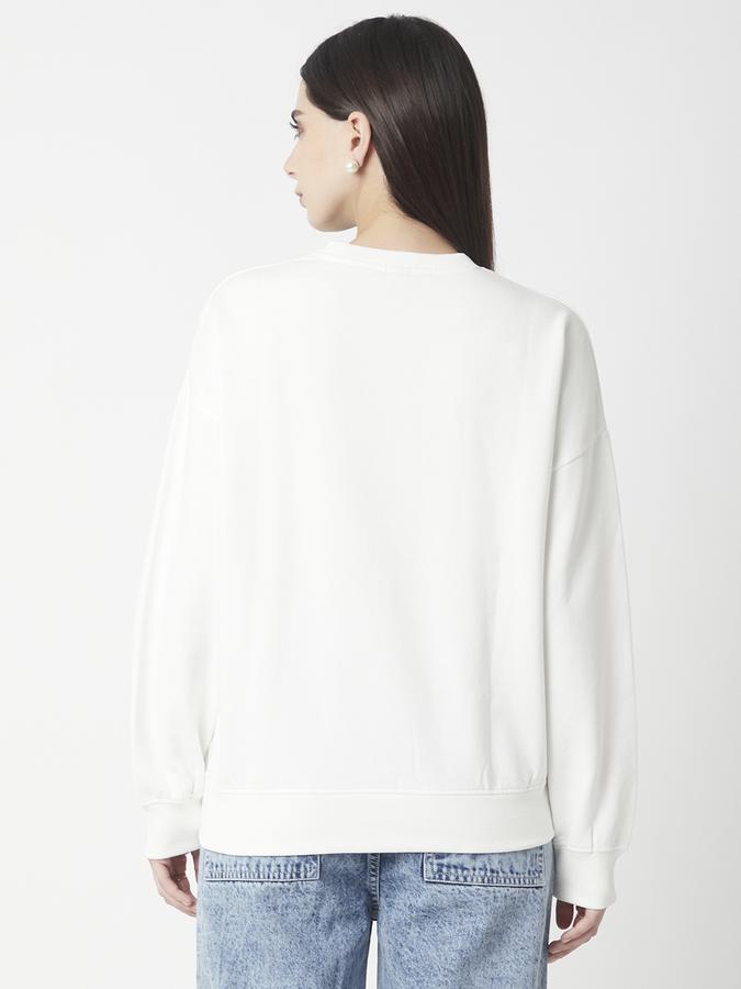 Full Sleeve Solid Women Sweatshirt image number 2