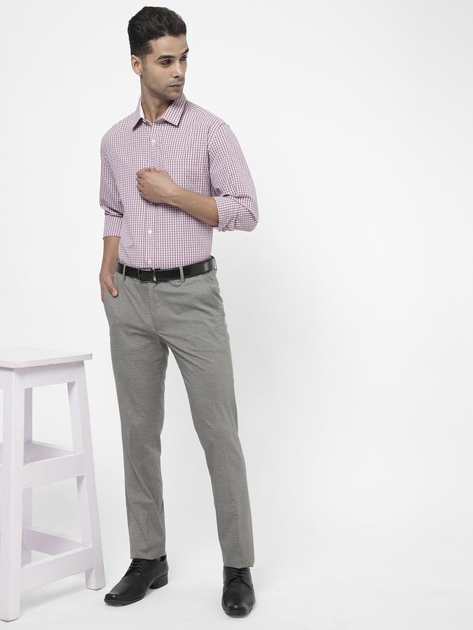 R&B Blue Men Formal Shirts image number 1