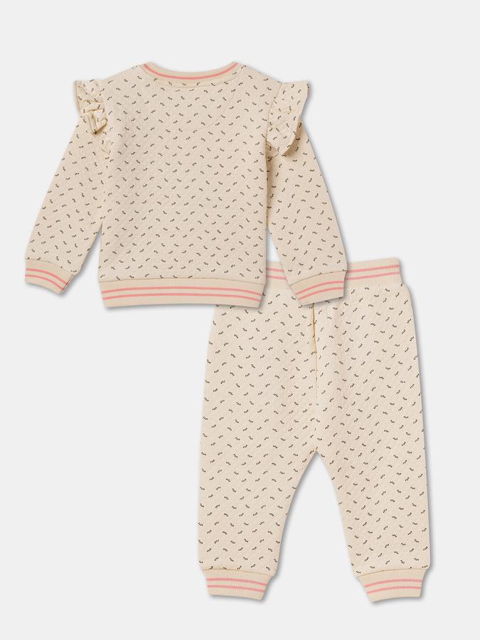 Baby Girls Casual Sweatshirt Track Pants image number 1