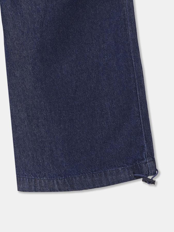 Boys Cotton Regular Fit Button Waist Distressed Jeans