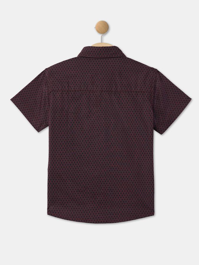 R&B Boys Maroon Shirts image number 1