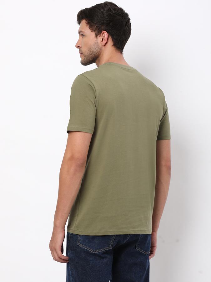Men Crew-Neck T-Shirt with Short Sleeves image number 2