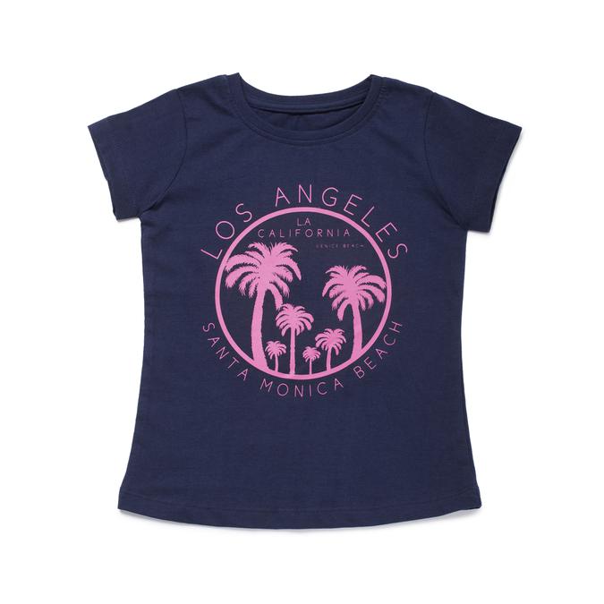 R&B Round Neck Navy Blue T-Shirt image number 0