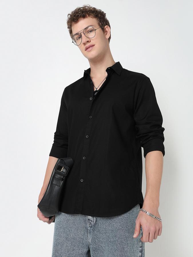R&B MEN'S FULL SLEEVE Solid SHIRT