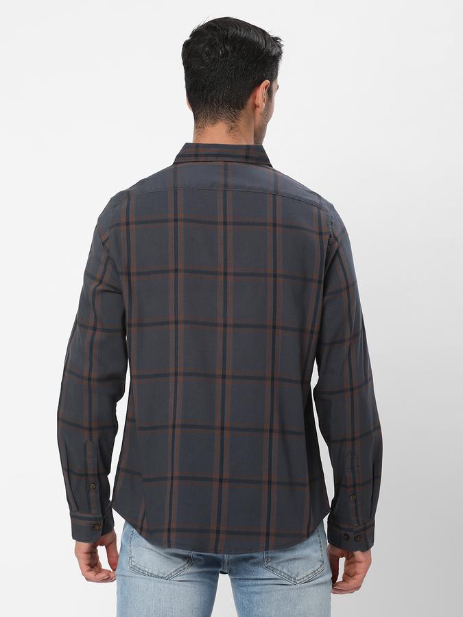 R&B Men Blue Casual Shirts image number 2