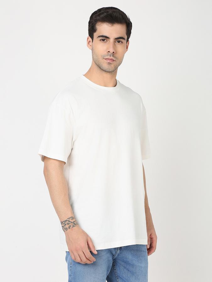Men Oversized Crew-Neck T-Shirt image number 2
