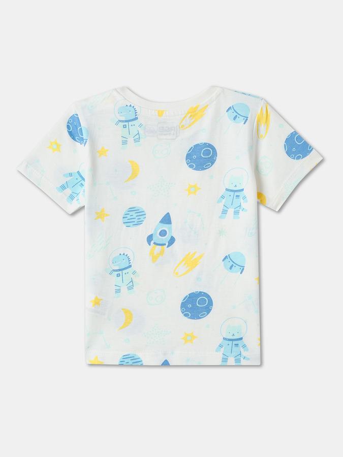 Baby Boys Printed Pure Cotton Regular T Shirt image number 1