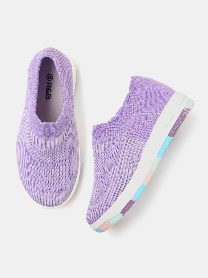 R&B GIrls Purple Casual Shoes