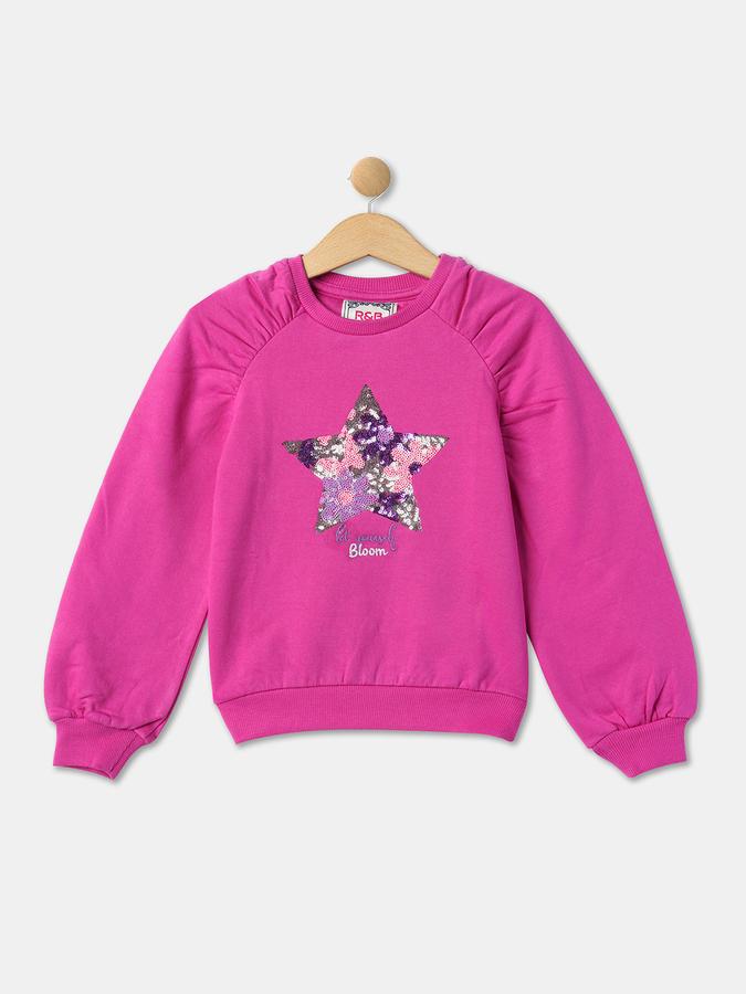 R&B Girl's Round Neck Sweat Top