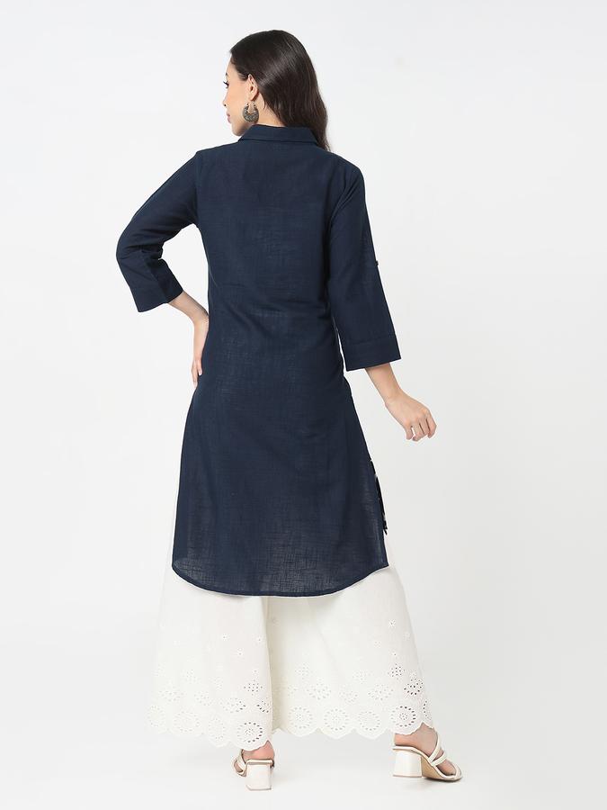 R&B Women's Navy Printed Dress