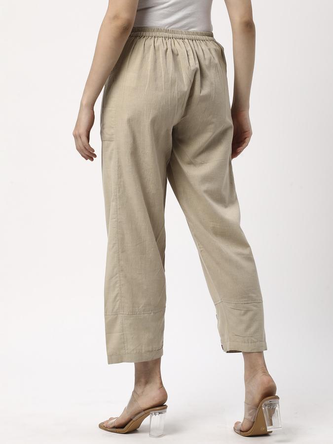 Women Solid Fashion Bottoms image number 2