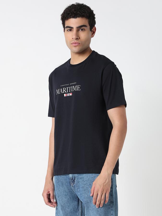 Printed Men Round Neck T-Shirt image number 3