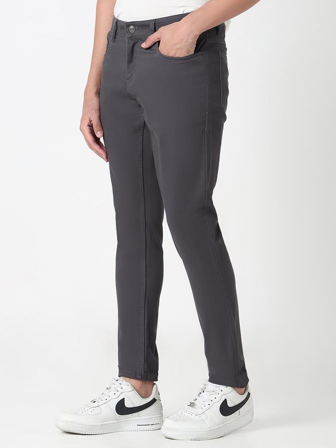 Skinny Fit Men Trousers image number 3