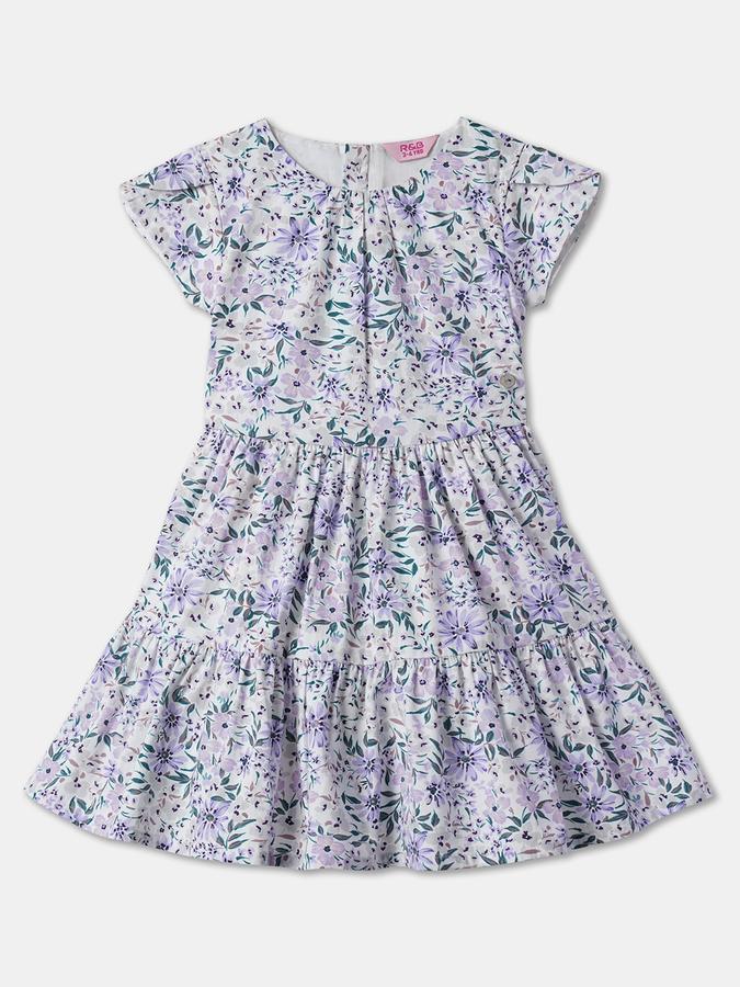 Floral Printed Tiered Dress