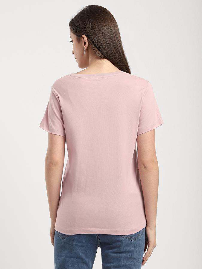 Women Cotton Regular Fit Crew Neck Graphic T-shirt