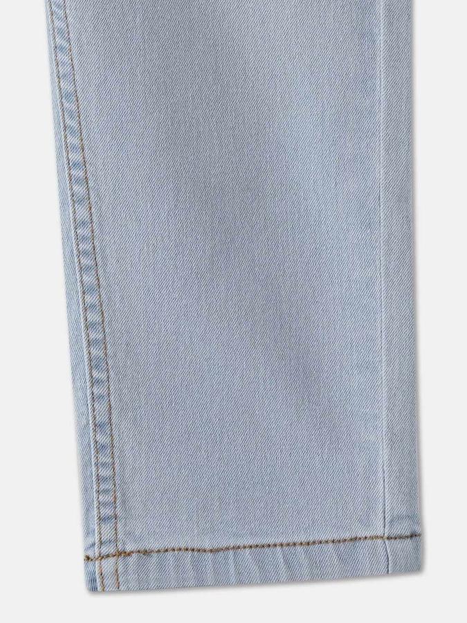 R&B Girls Light Blue Relaxed Fit Mid-Rise Jeans