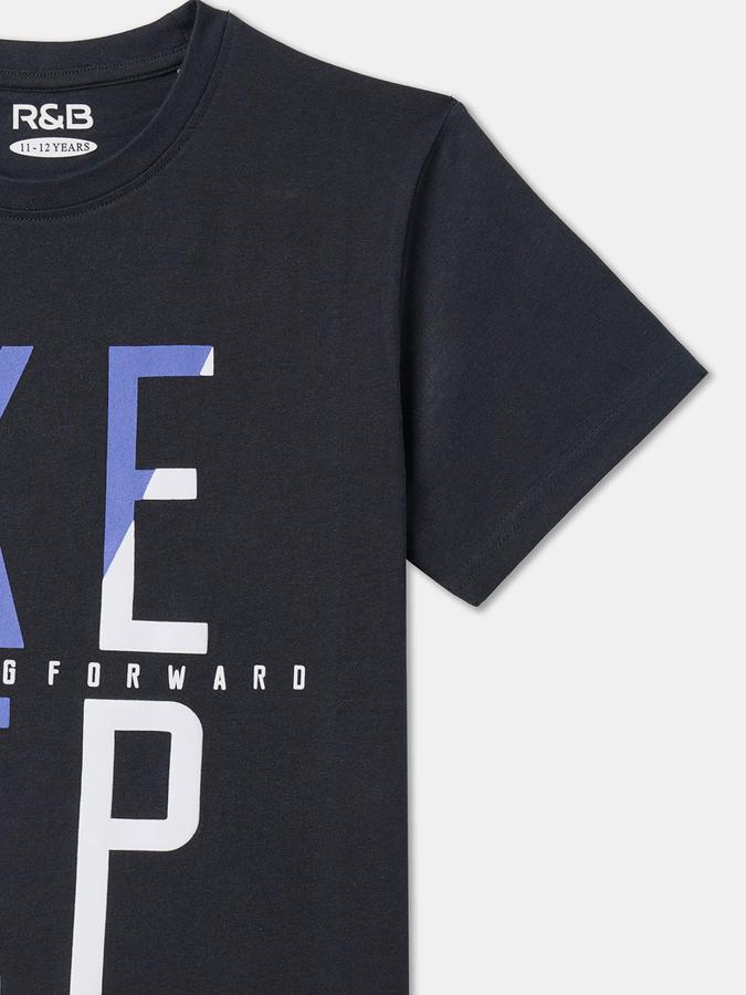 Boys Regular Fit Short Sleeve Crew Neck T-Shirt