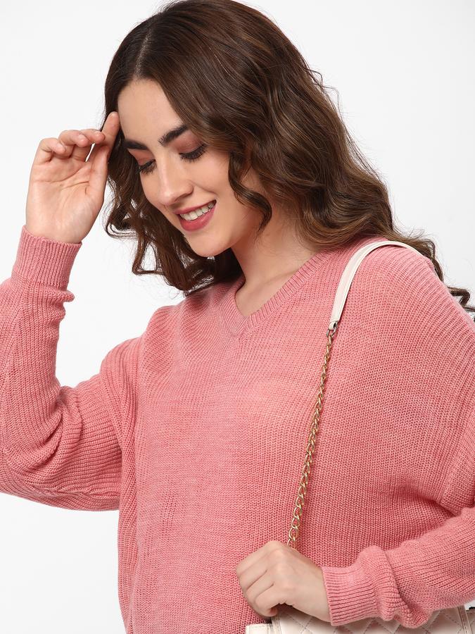 R&B Women's V-Neck Sweater