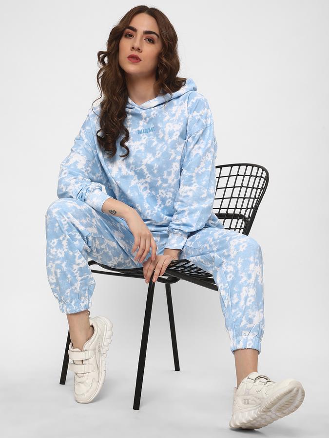 Women Tie & Dye Fitted Joggers image number 1