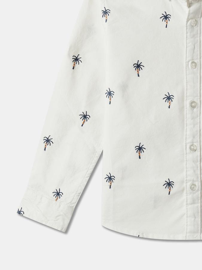 Boys Printed Relaxed Fit Shirt image number 3