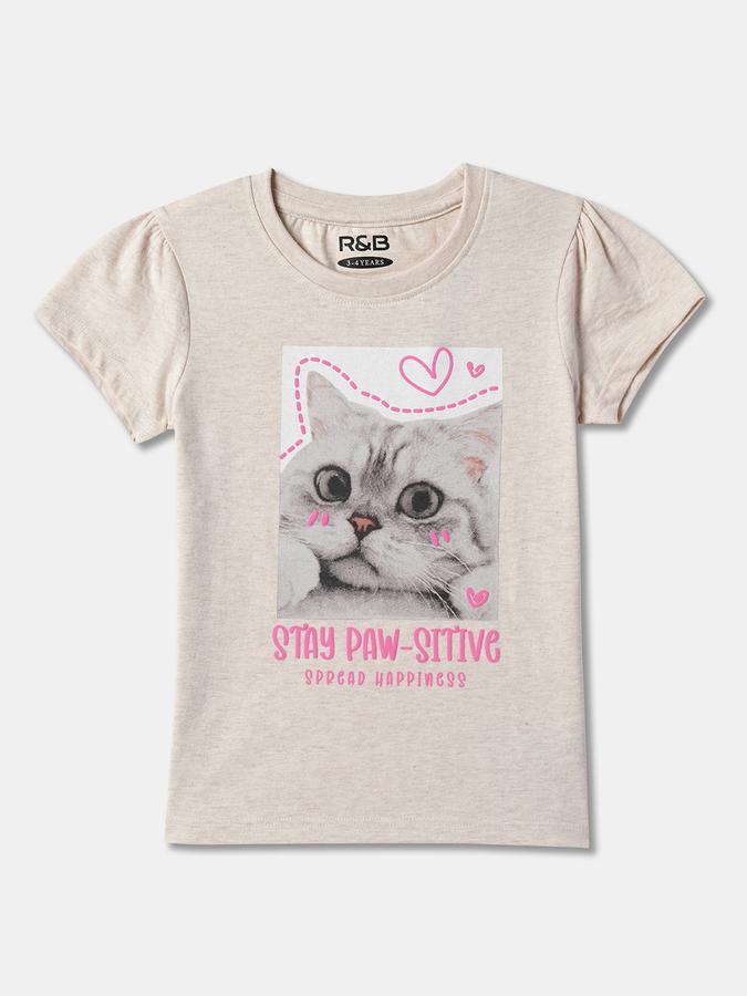 Girls Graphic Regular Fit T-Shirt image number 0