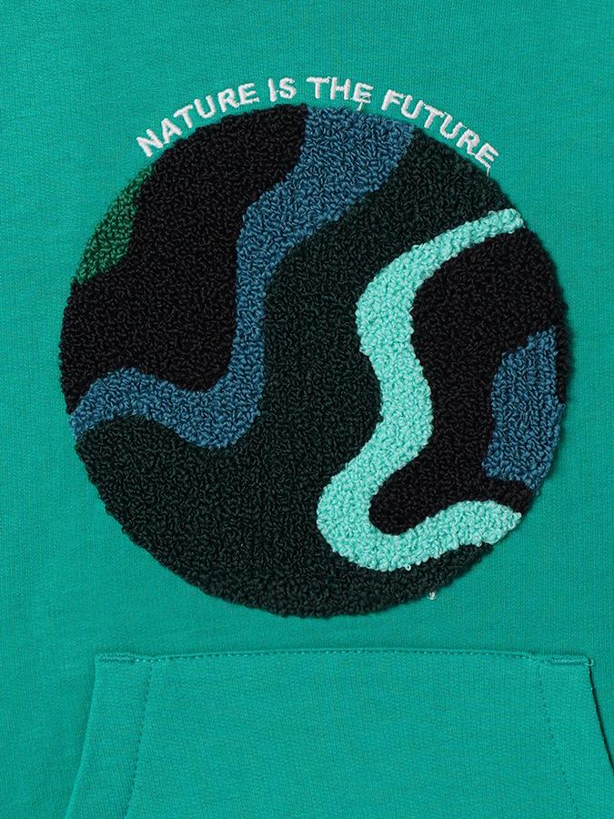 Boys Cotton Regular Fit Hooded Graphic Hoodie