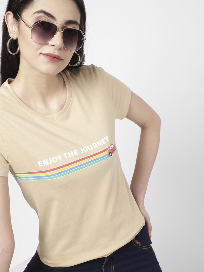 R&B Women Beige T-Shirt image number 0