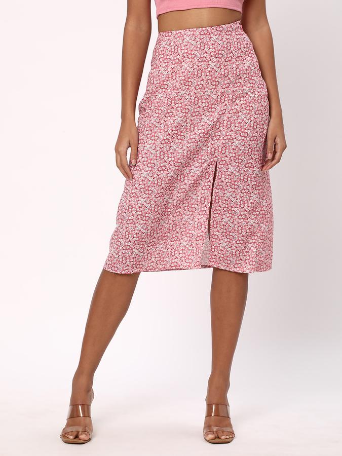 R&B Women's Midi Skirt With Slit image number 0