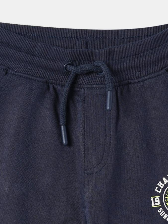 Boys Typographic Print Joggers with Drawstring Waist image number 3