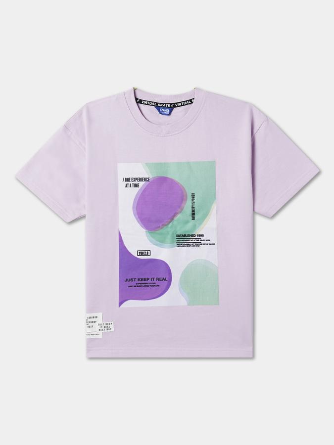 Boys Typographic Print Round-Neck Relaxed Fit T-Shirt