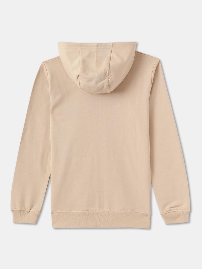 Boys Cotton Hooded Zip Up Graphic Print Jacket