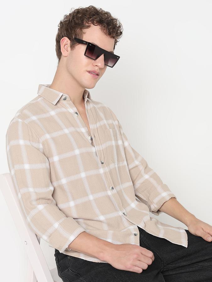 R&B MENS CASUAL Long Sleeve SHIRT-REGULAR FIT