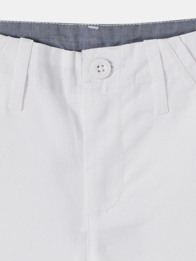 Boys Cotton Regular Fit Mid Waist Woven Shorts