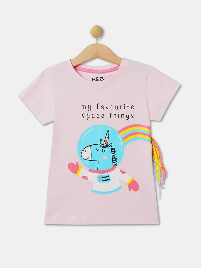 Graphic Print Round-Neck Top image number 0