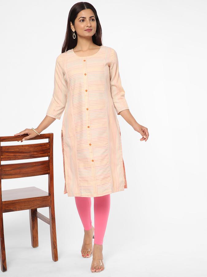 R&B Women Peach Kurta image number 1