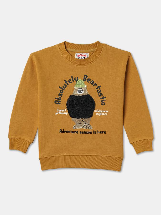 Full Sleeve Embellished Boys Sweatshirt