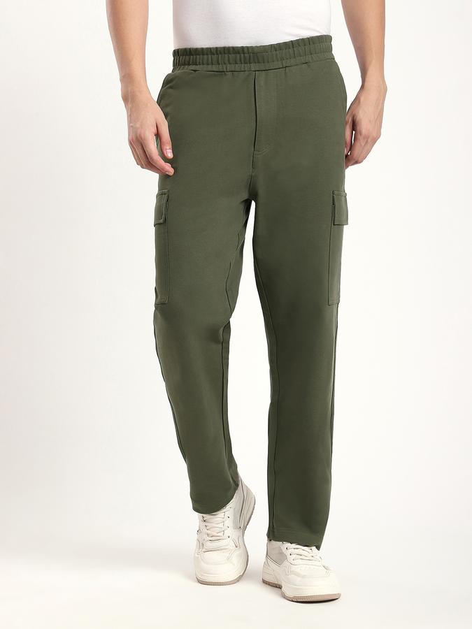 R&B Men's Olive Trousers
