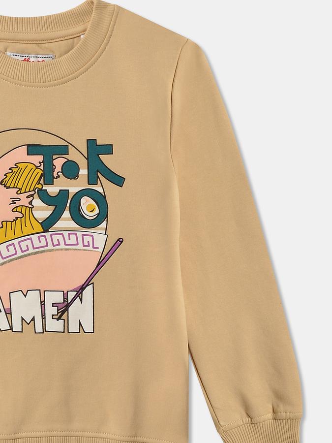 Boys Relaxed Fit Full Sleeve Crew Neck SweaT-Shirt