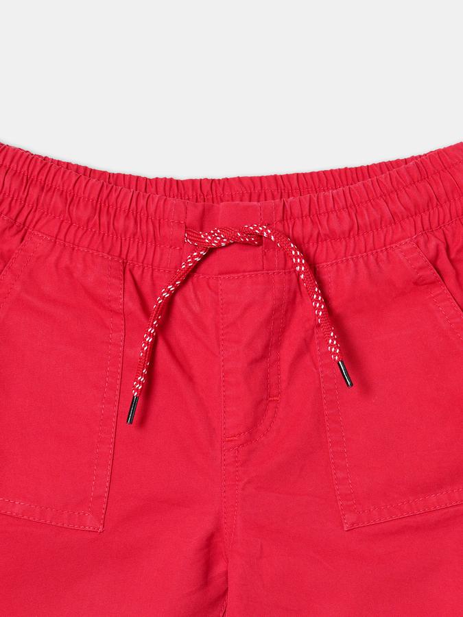 R&B Boys Red Shorts & 3/4Ths image number 3