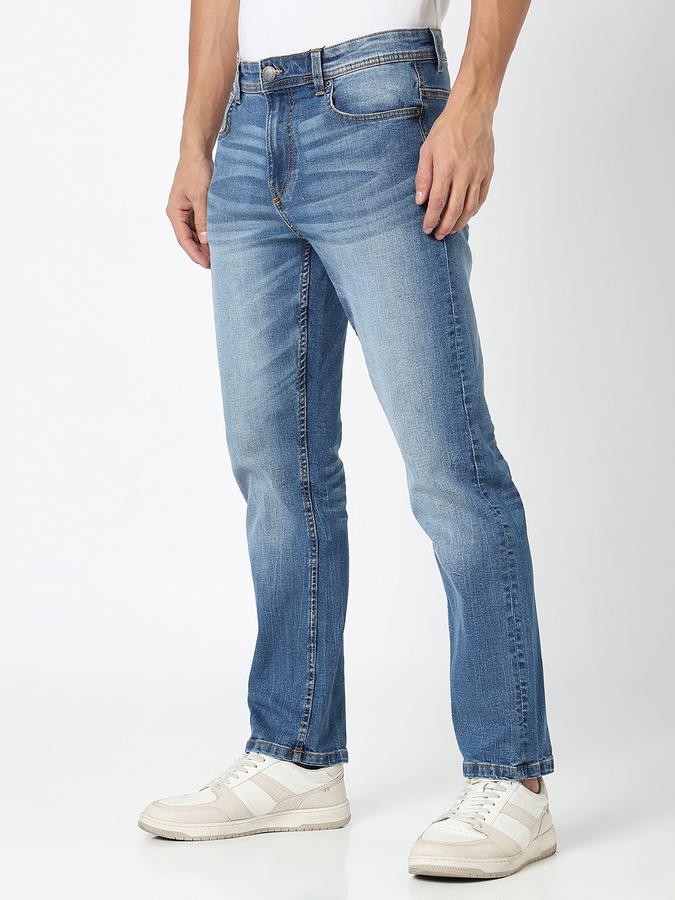 Men Solid Jeans image number 2