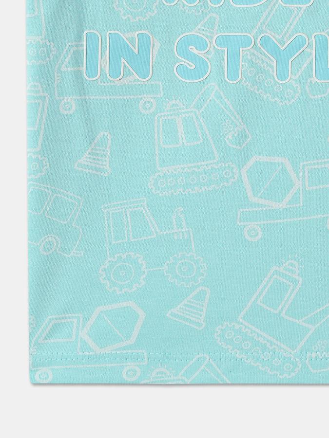Baby Boys Printed Pure Cotton Regular T Shirt image number 3