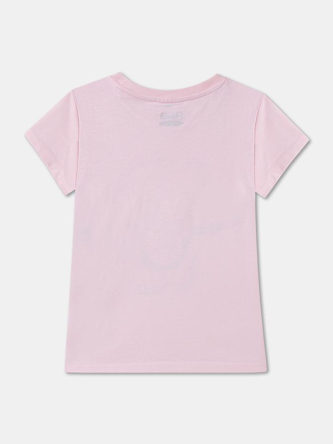 Girls Graphic Print Pure Cotton Regular T Shirt image number 1