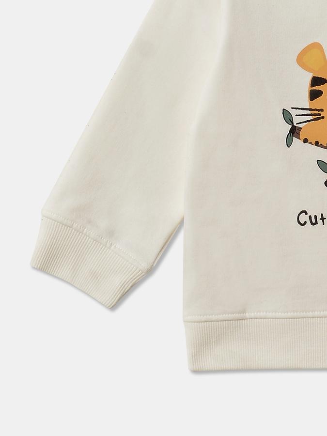 Full Sleeve Graphic Print Baby Boys Sweatshirt image number 3