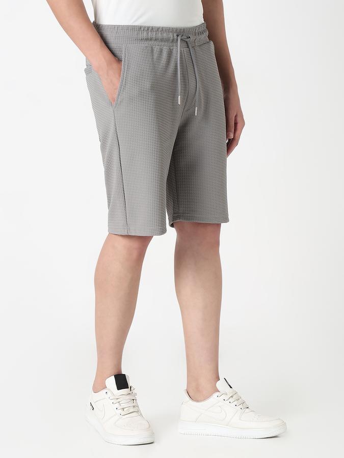 Solid Men Casual Shorts image number 3